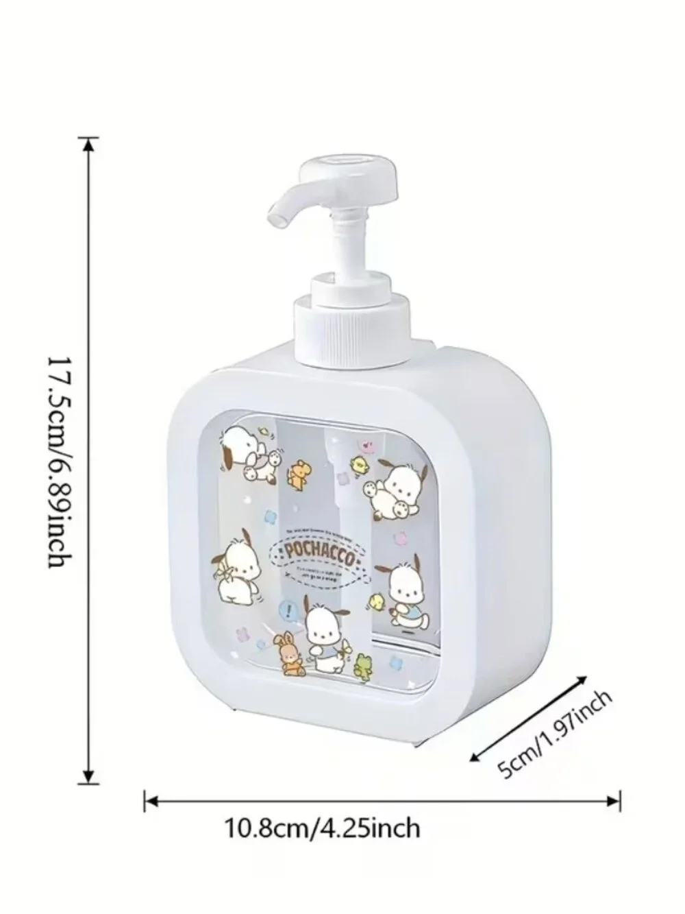 #PC-2473 Pochacco Large Soap, body wash, shampoo, lotion dispenser